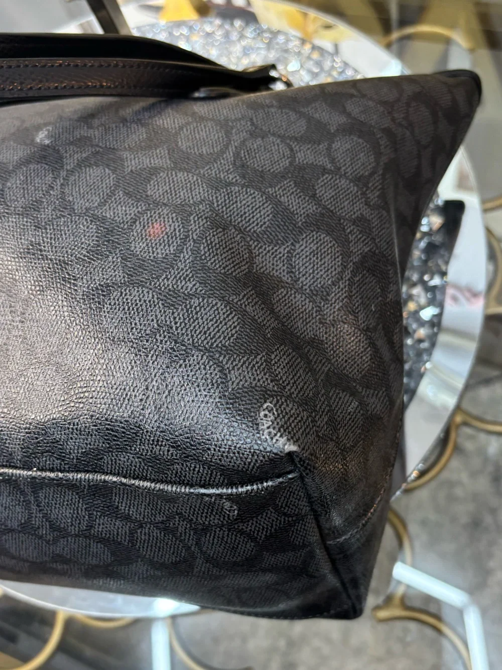 Coach 2014 Ward Signature Tote Bag EUC